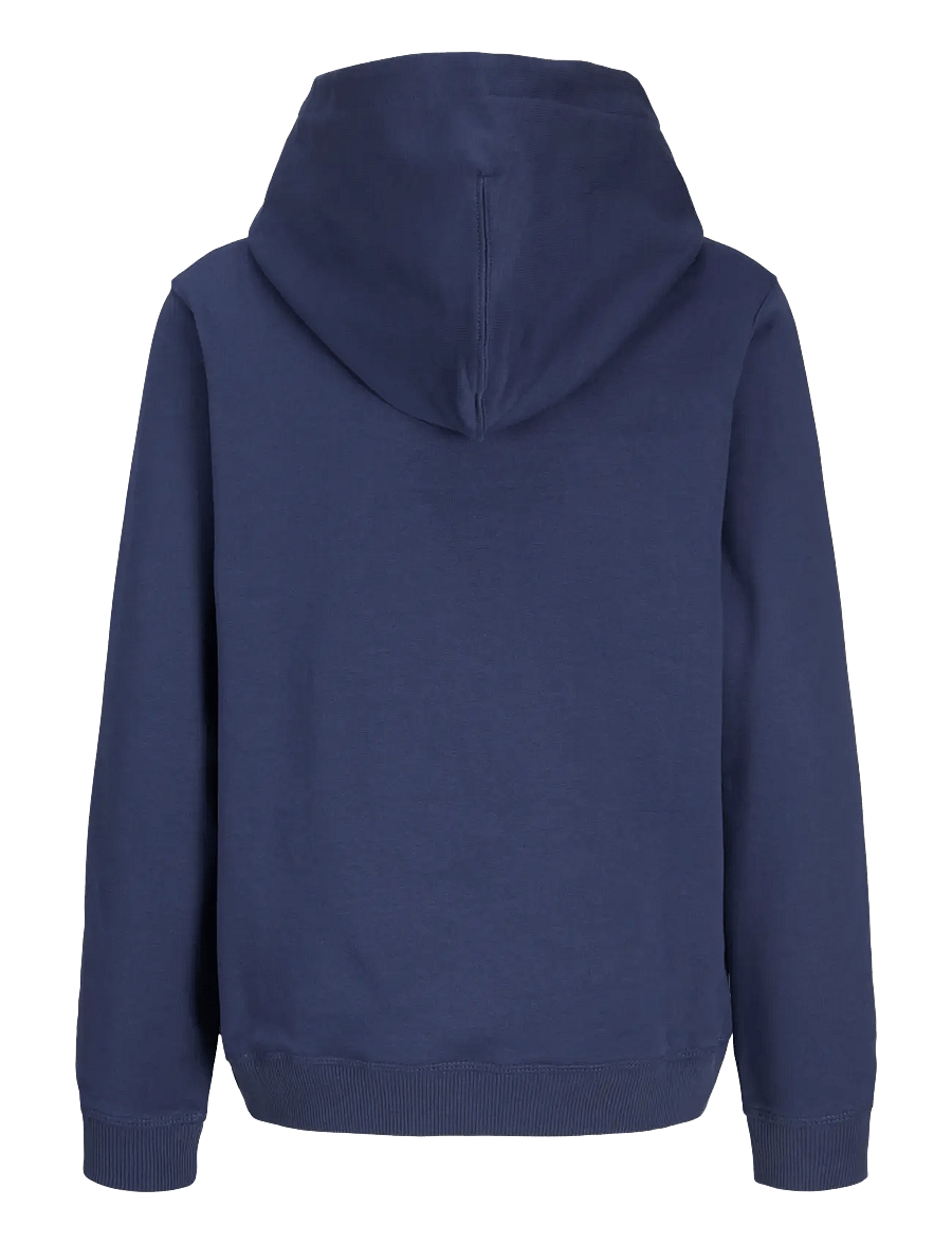 Jack & Jones - JORNORREBRO EMB SWEAT HOOD NOOS JNR - huvtröjor - crown blue - 2