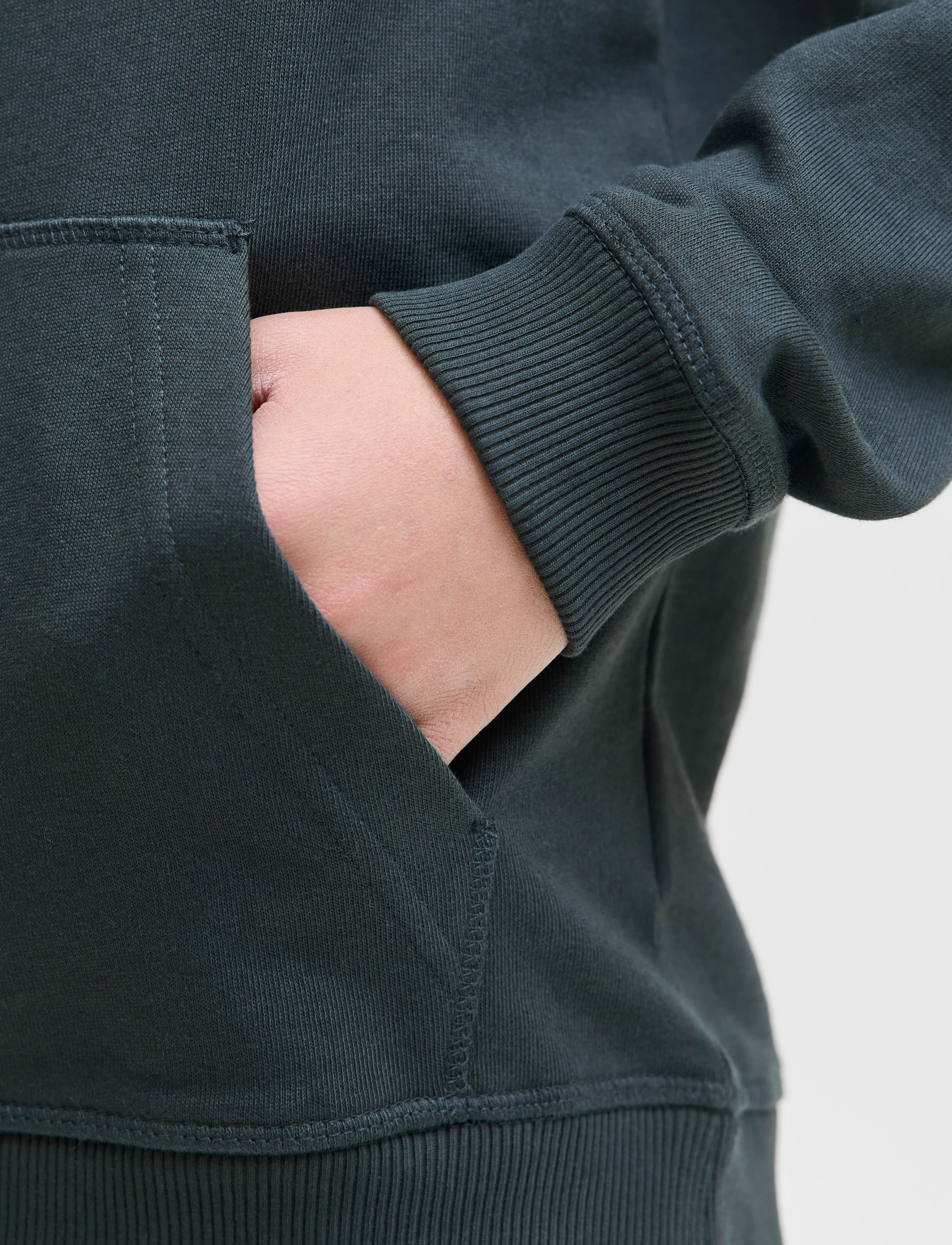Jack & Jones - JORNORREBRO EMB SWEAT HOOD NOOS JNR - hættetrøjer - forest river - 5