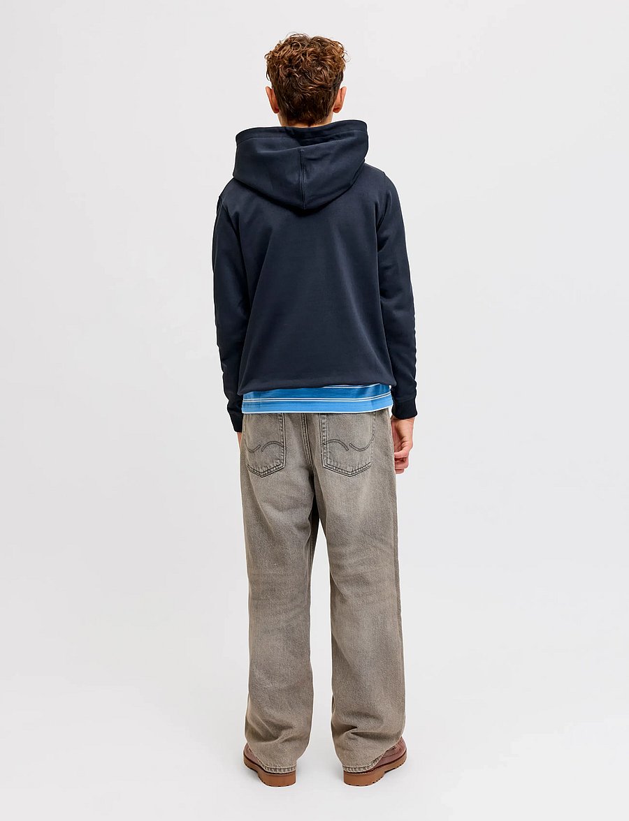 Jack & Jones - JORNORREBRO EMB SWEAT HOOD NOOS JNR - kapuzenpullover - sky captain - 2