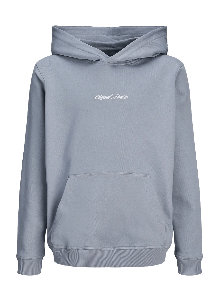 Jack & Jones - JORNORREBRO EMB SWEAT HOOD NOOS JNR - kapuzenpullover - tradewinds - 1