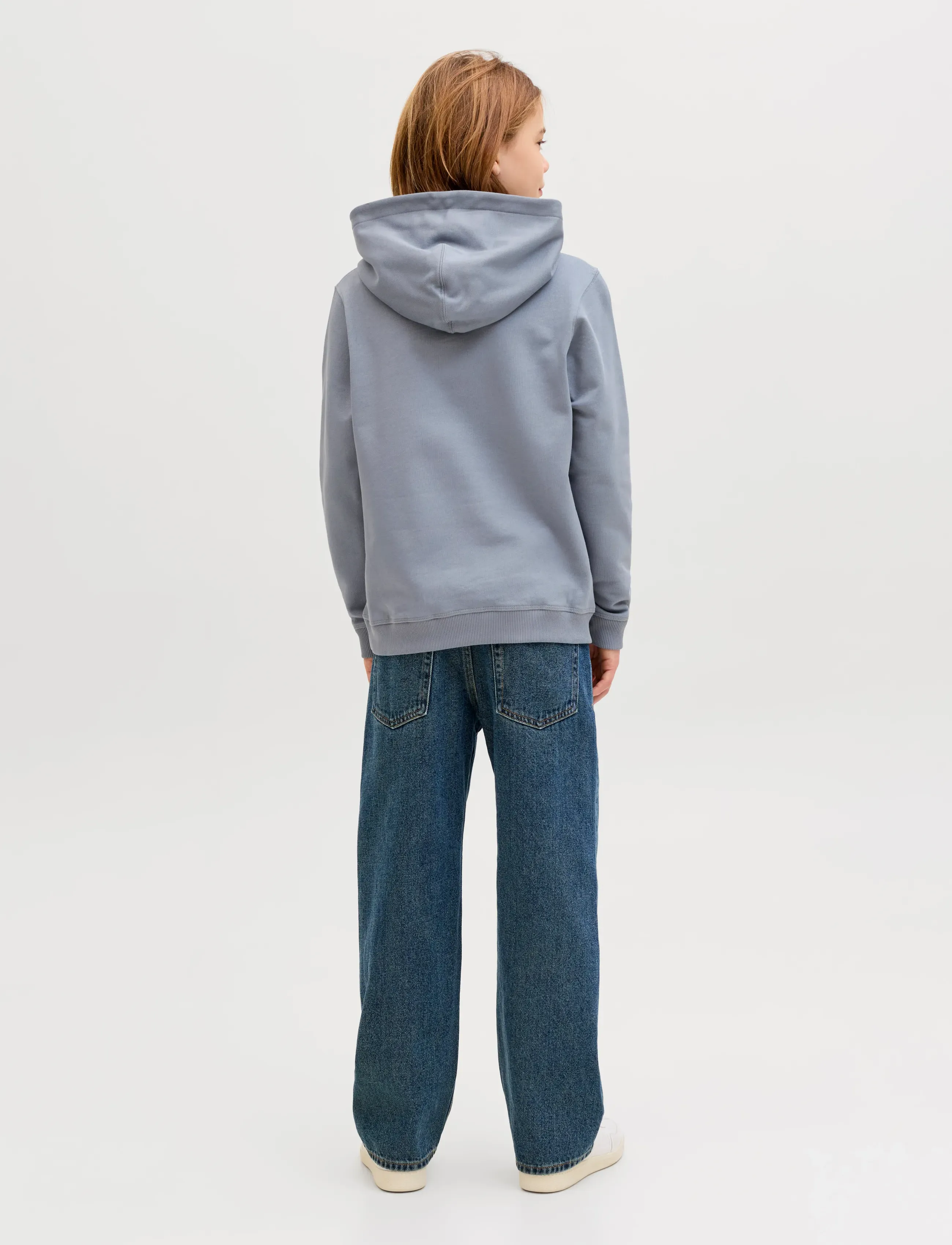 Jack & Jones - JORNORREBRO EMB SWEAT HOOD NOOS JNR - hættetrøjer - tradewinds - 2