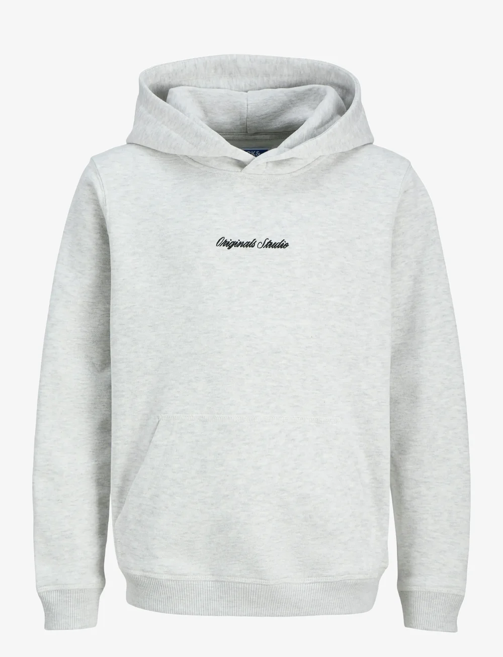 Jack & Jones - JORNORREBRO EMB SWEAT HOOD NOOS JNR - kapuzenpullover - white melange - 1
