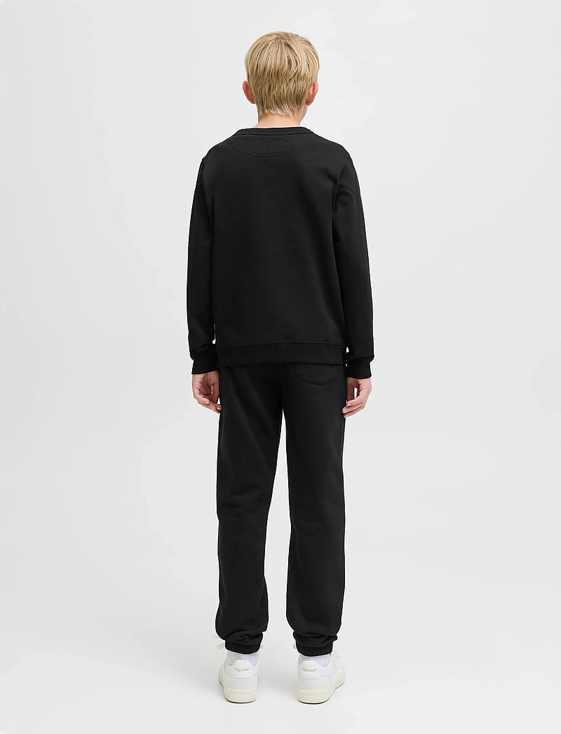 Jack & Jones - JORNORREBRO EMB SWEAT CREW NOOS JNR - sweatshirts - black - 2