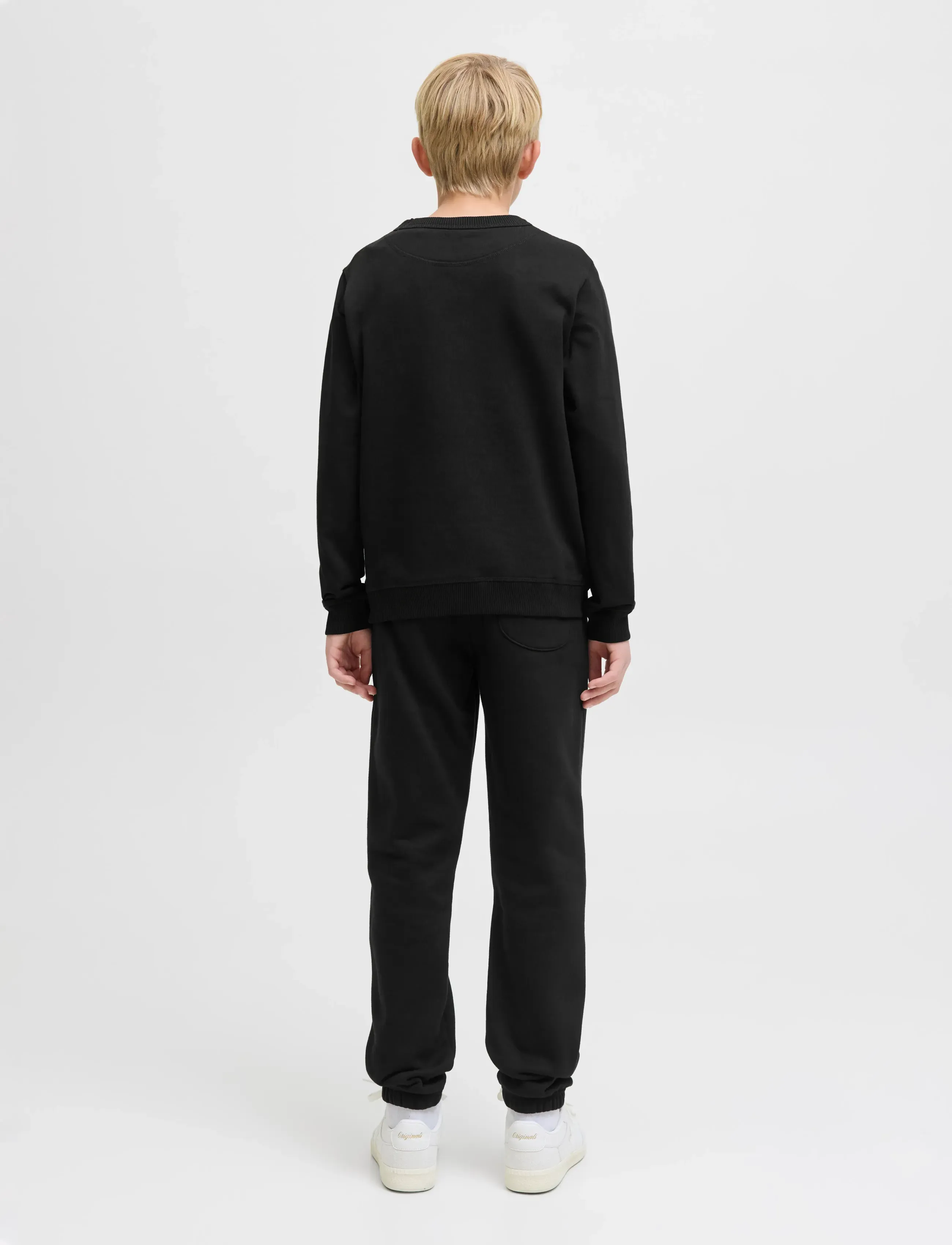 Jack & Jones - JORNORREBRO EMB SWEAT CREW NOOS JNR - džemperiai - black - 2