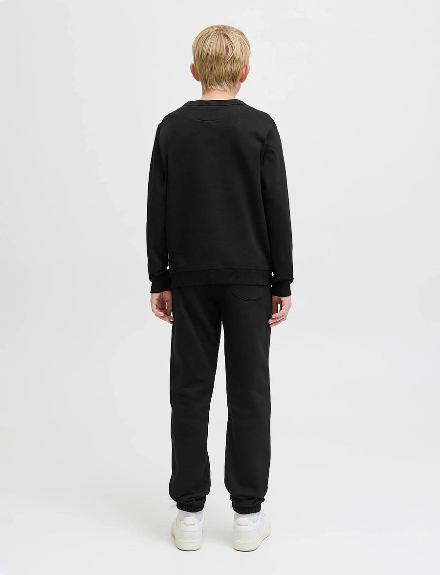 Jack & Jones - JORNORREBRO EMB SWEAT CREW NOOS JNR - džemperiai - black - 2