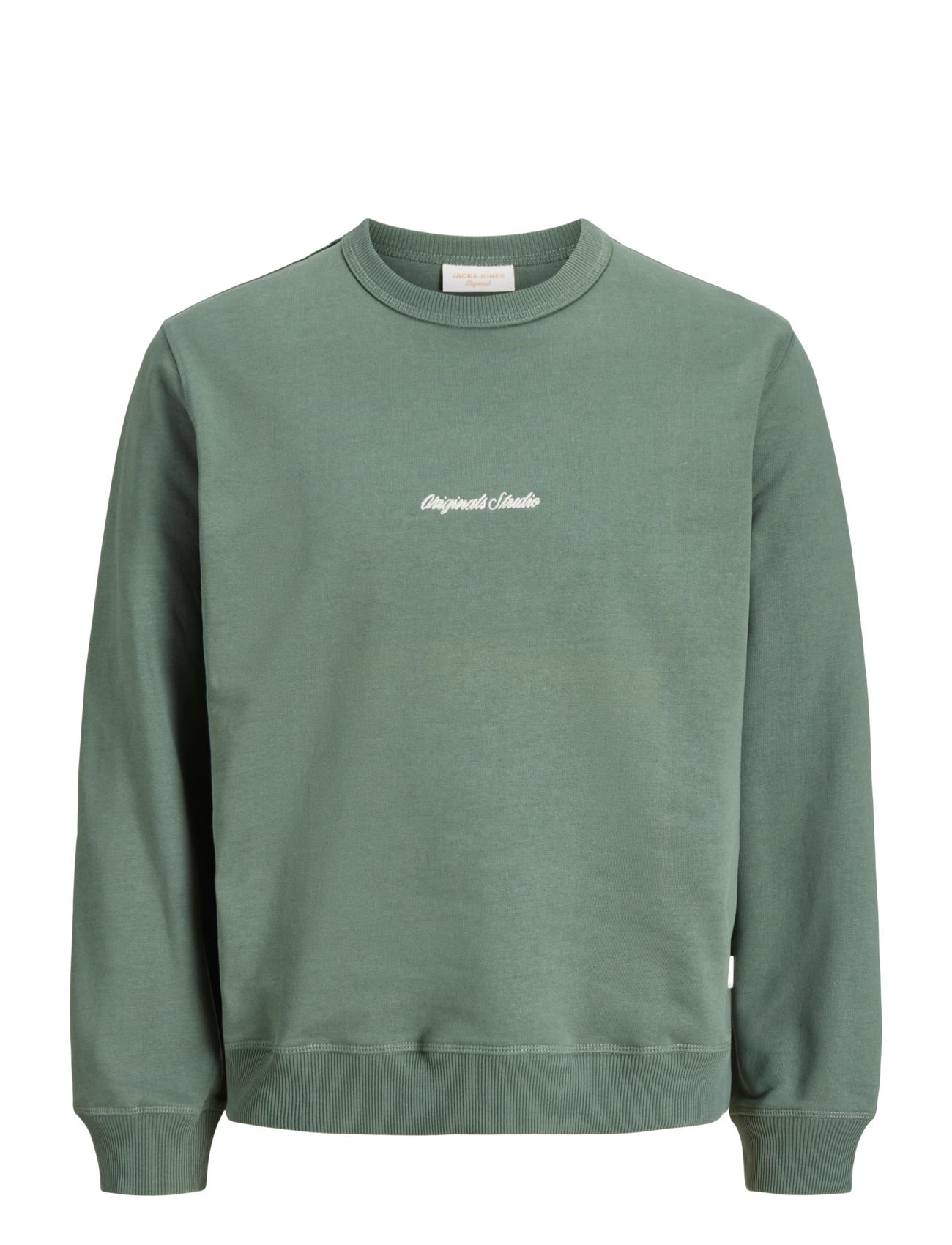 Jack & Jones JORNORREBRO EMB SWEAT CREW NOOS JNR - Sweatshirts - LAUREL WREATH / khaki/green