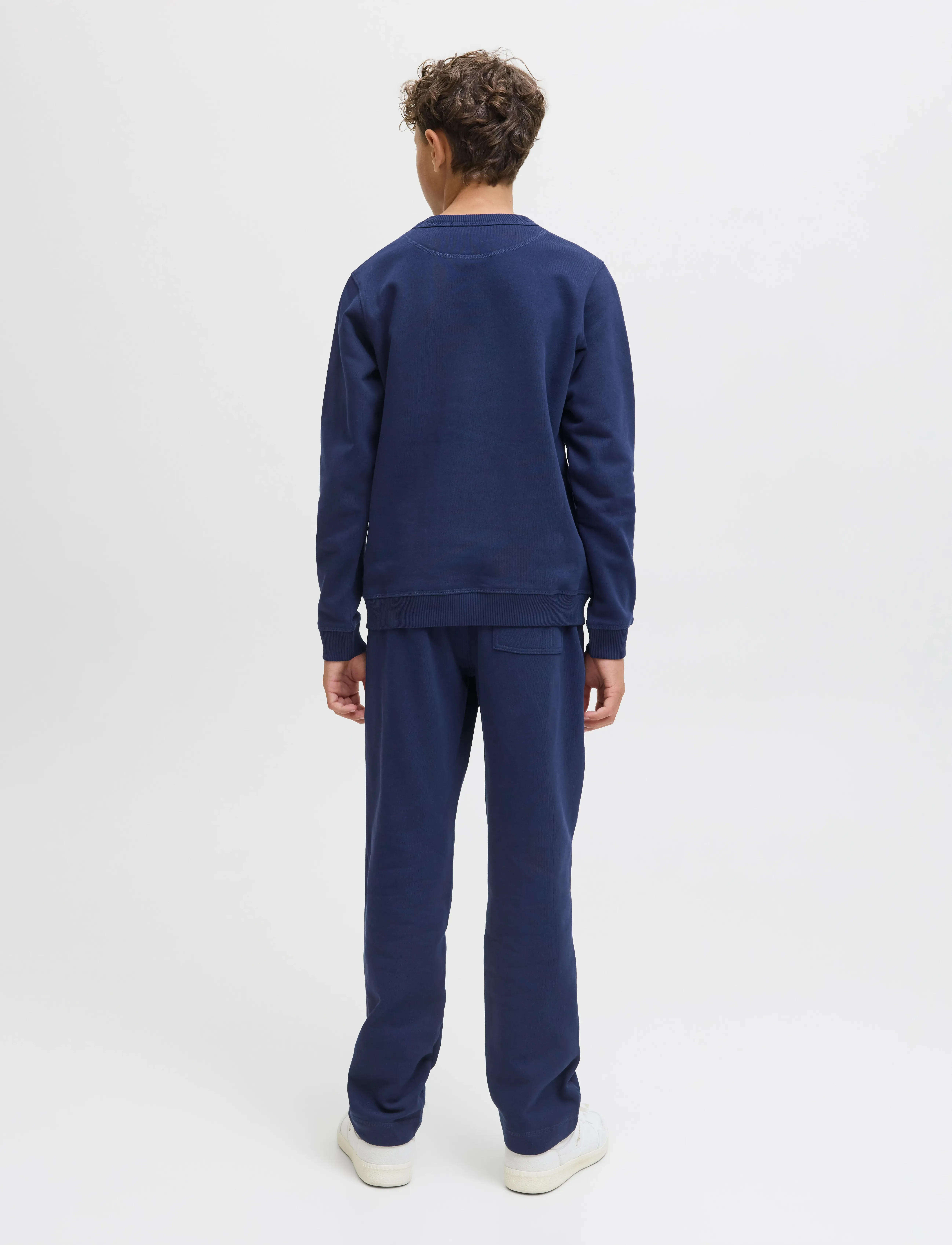 Jack & Jones - JORNORREBRO EMB SWEAT CREW NOOS JNR - sweatshirts - ocean cavern - 3
