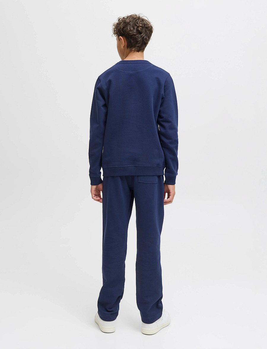 Jack & Jones - JORNORREBRO EMB SWEAT CREW NOOS JNR - sweatshirts - ocean cavern - 3
