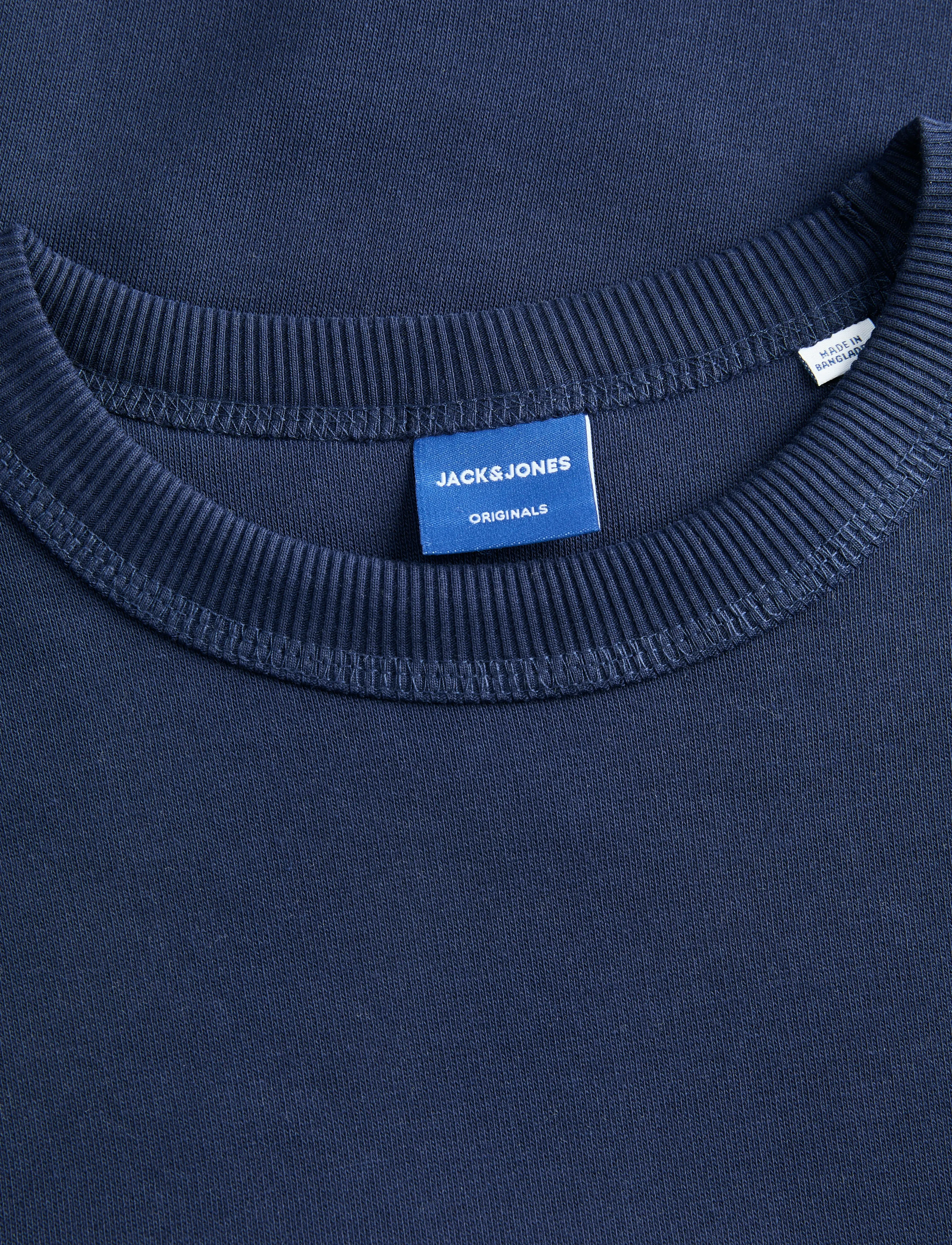 Jack & Jones - JORNORREBRO EMB SWEAT CREW NOOS JNR - sweatshirts - ocean cavern - 4