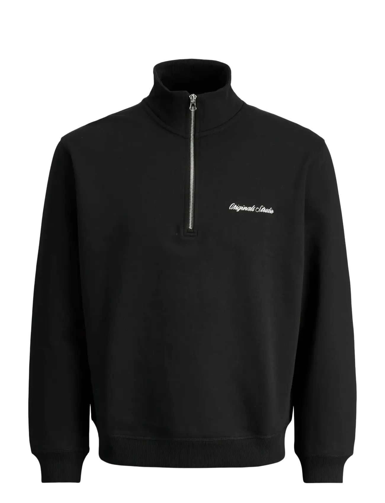 Jack & Jones JORNORREBRO EMB SWEAT HIGH NECK JNR - Jack & Jones Junior - BLACK / black