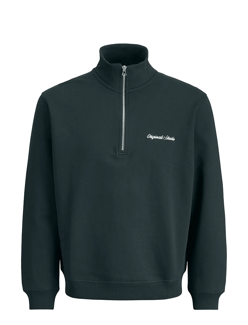 Jack & Jones - JORNORREBRO EMB SWEAT HIGH NECK JNR - sweatshirts - forest river - 1