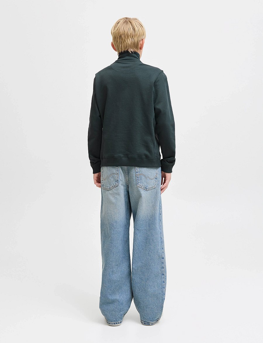 Jack & Jones - JORNORREBRO EMB SWEAT HIGH NECK JNR - sweatshirts - forest river - 2
