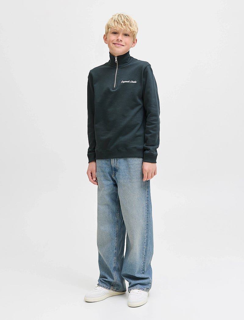 Jack & Jones - JORNORREBRO EMB SWEAT HIGH NECK JNR - sweatshirts - forest river - 3