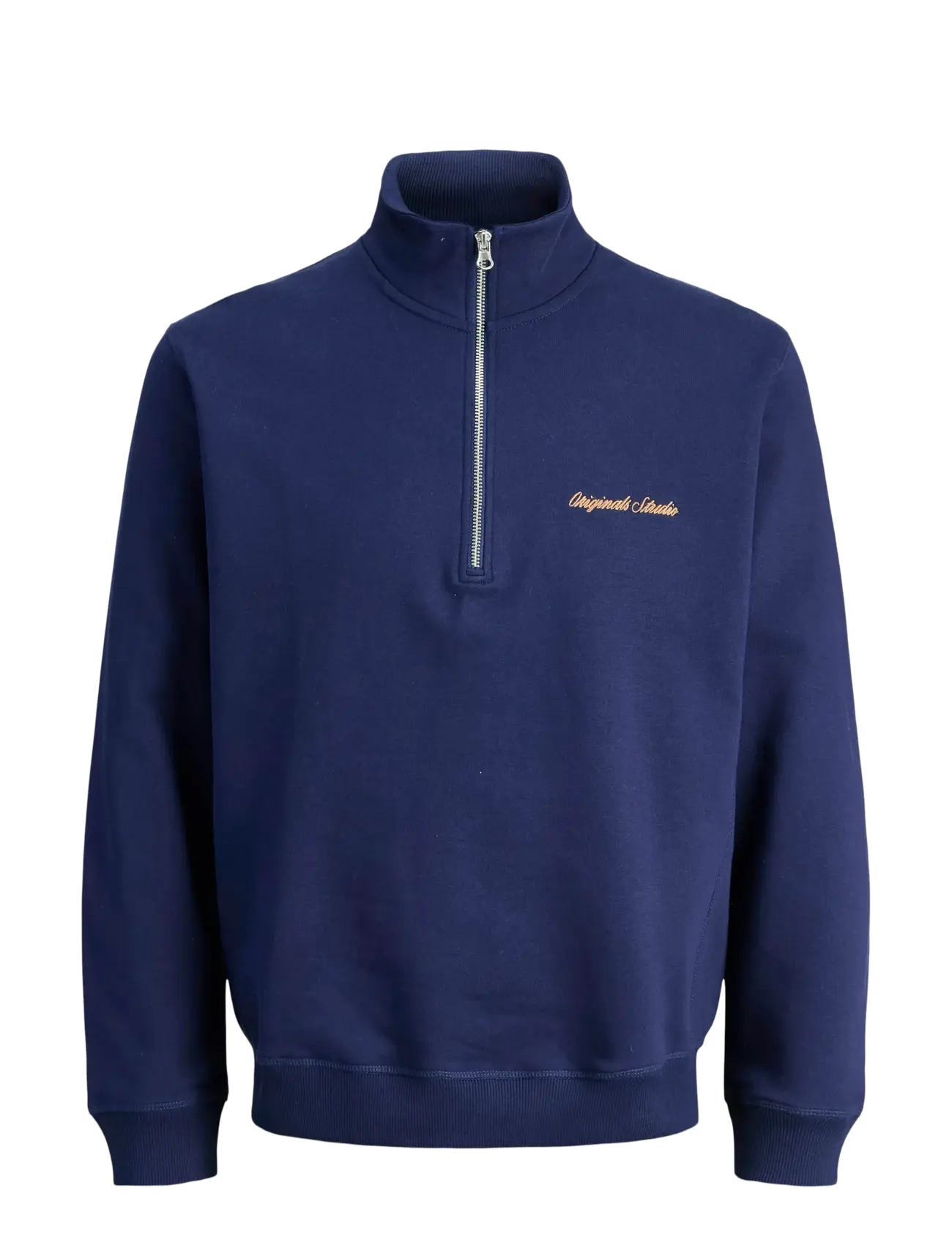 Jack & Jones JORNORREBRO EMB SWEAT HIGH NECK JNR - Kleidung - OCEAN CAVERN / navy