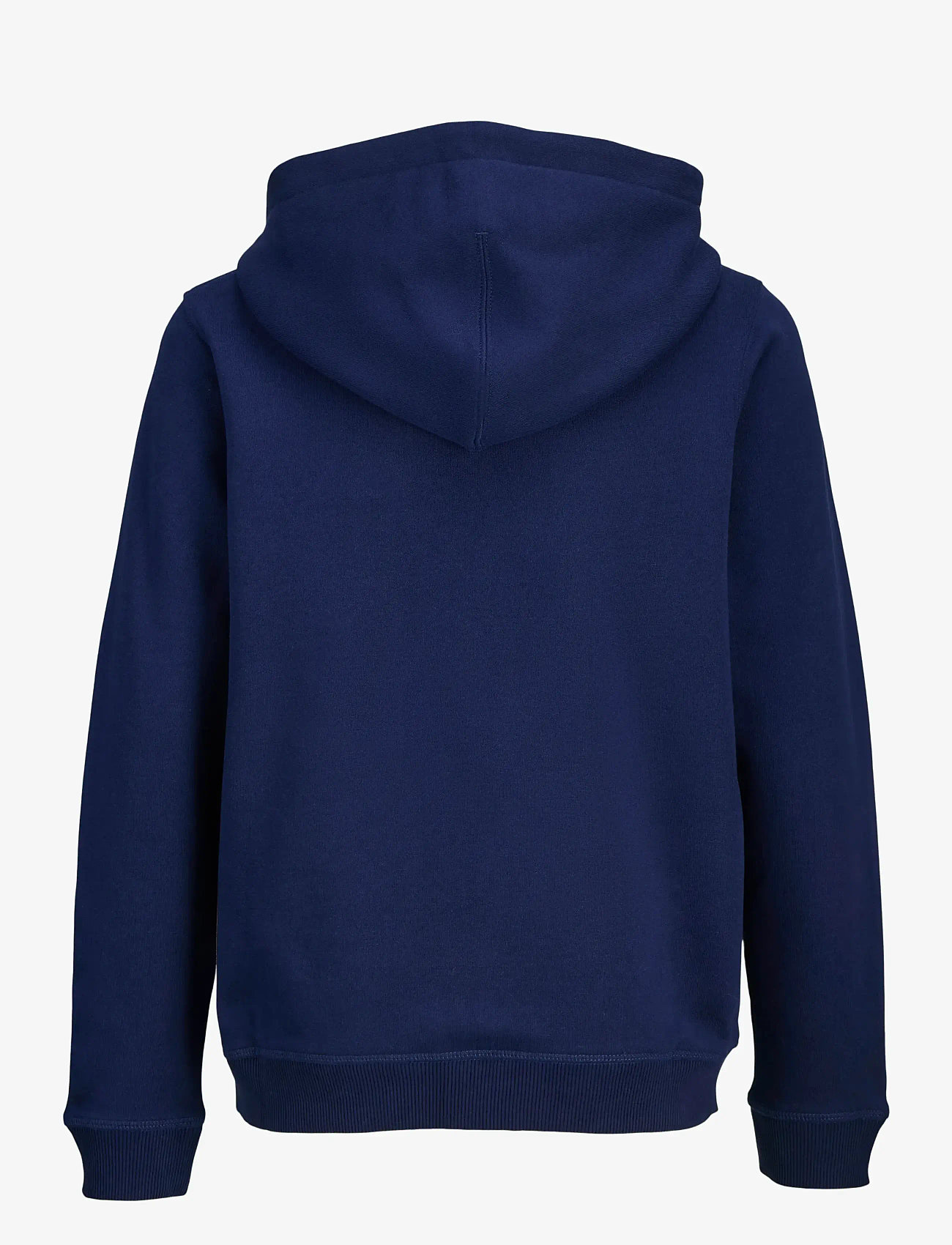 Jack & Jones - JORNORREBRO EMB SWEAT ZIP HOOD JNR - huvtröjor - ocean cavern - 2