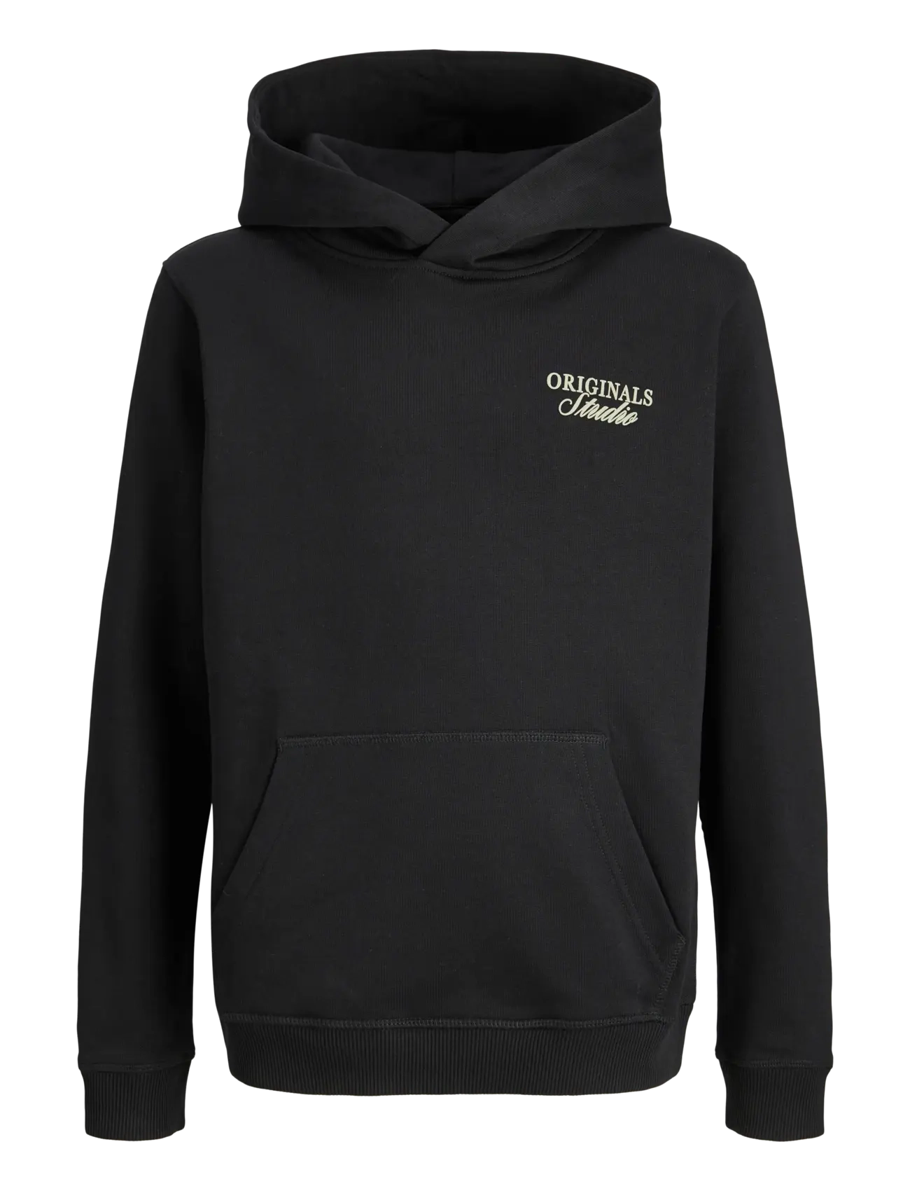 JORNORREBRO TYPO BACK SWEAT HOOD SN JNR - BLACK