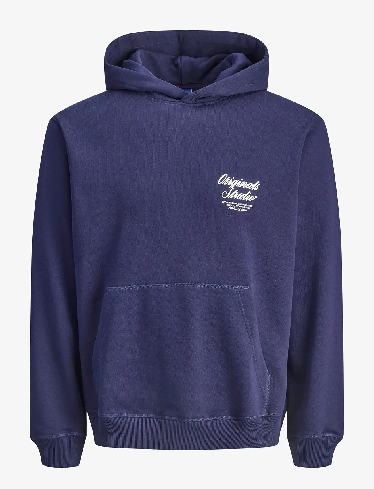 Jack & Jones - JORNORREBRO TYPO BACK SWEAT HOOD SN JNR - hættetrøjer - ocean cavern - 1