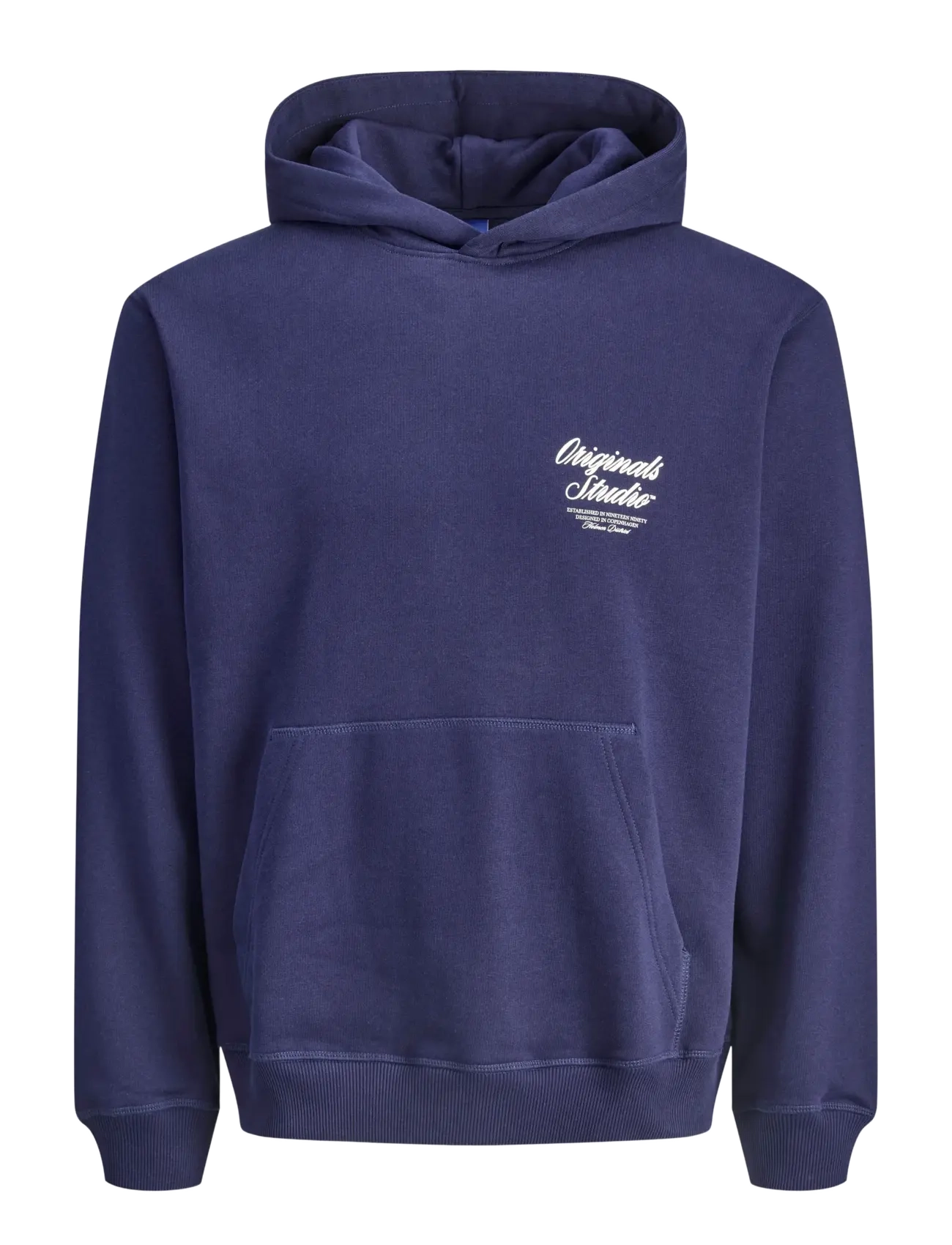 Jack & Jones JORNORREBRO TYPO BACK SWEAT HOOD SN JNR - 4 for 3 - OCEAN CAVERN / navy