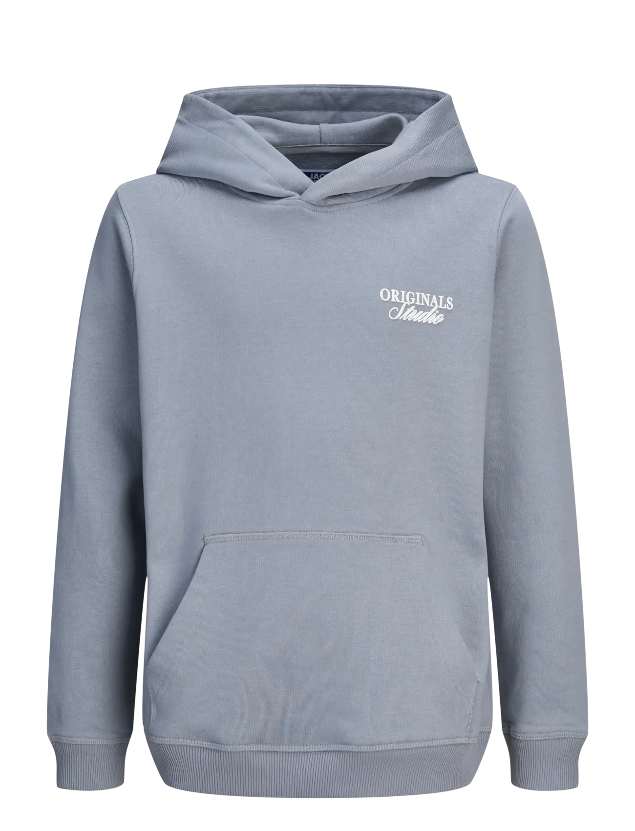 JACK & JONES Jornorrebro Typo Back Sweat Hood Sn Jnr Grau - 164 - Kinder