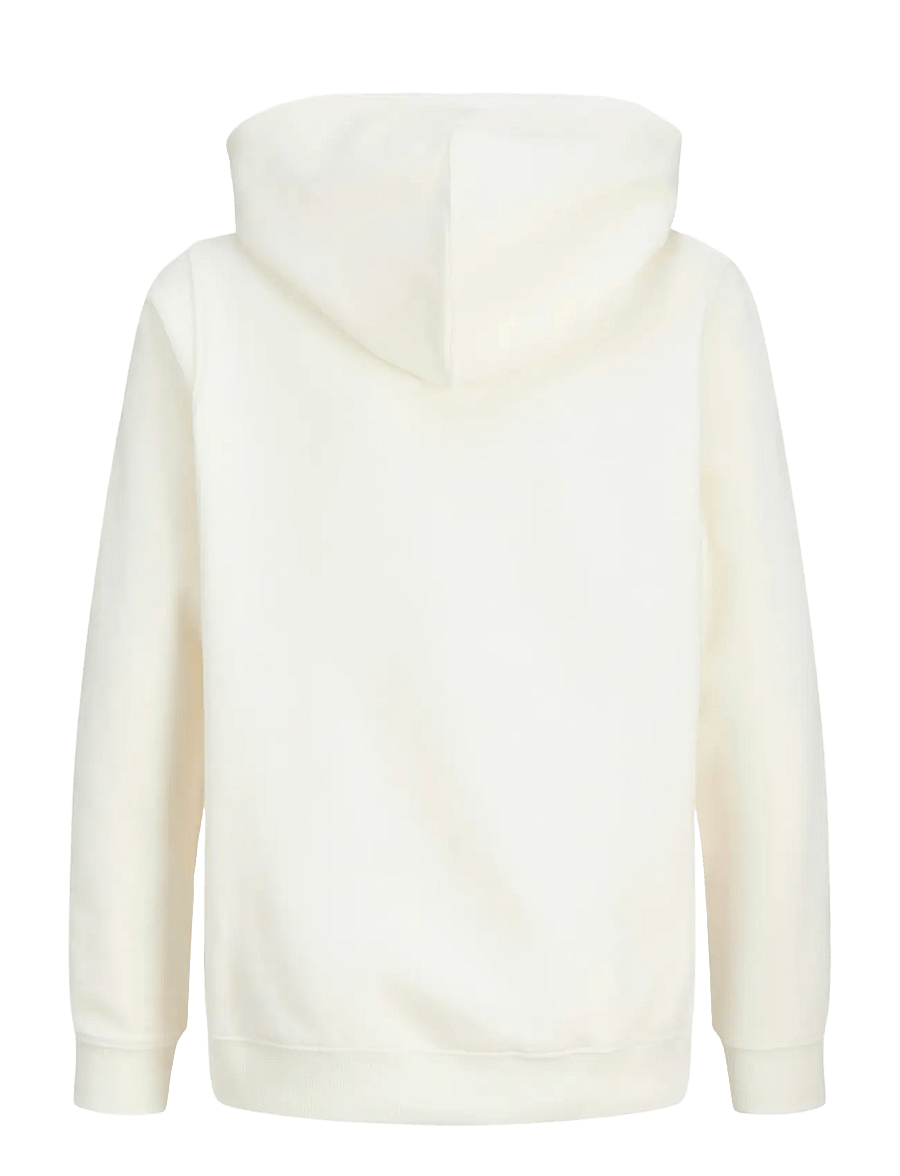 Jack & Jones - JORINWOOD BLOCK BRANDING SWEAT NOOS JNR - sweatshirts - antique white - 2