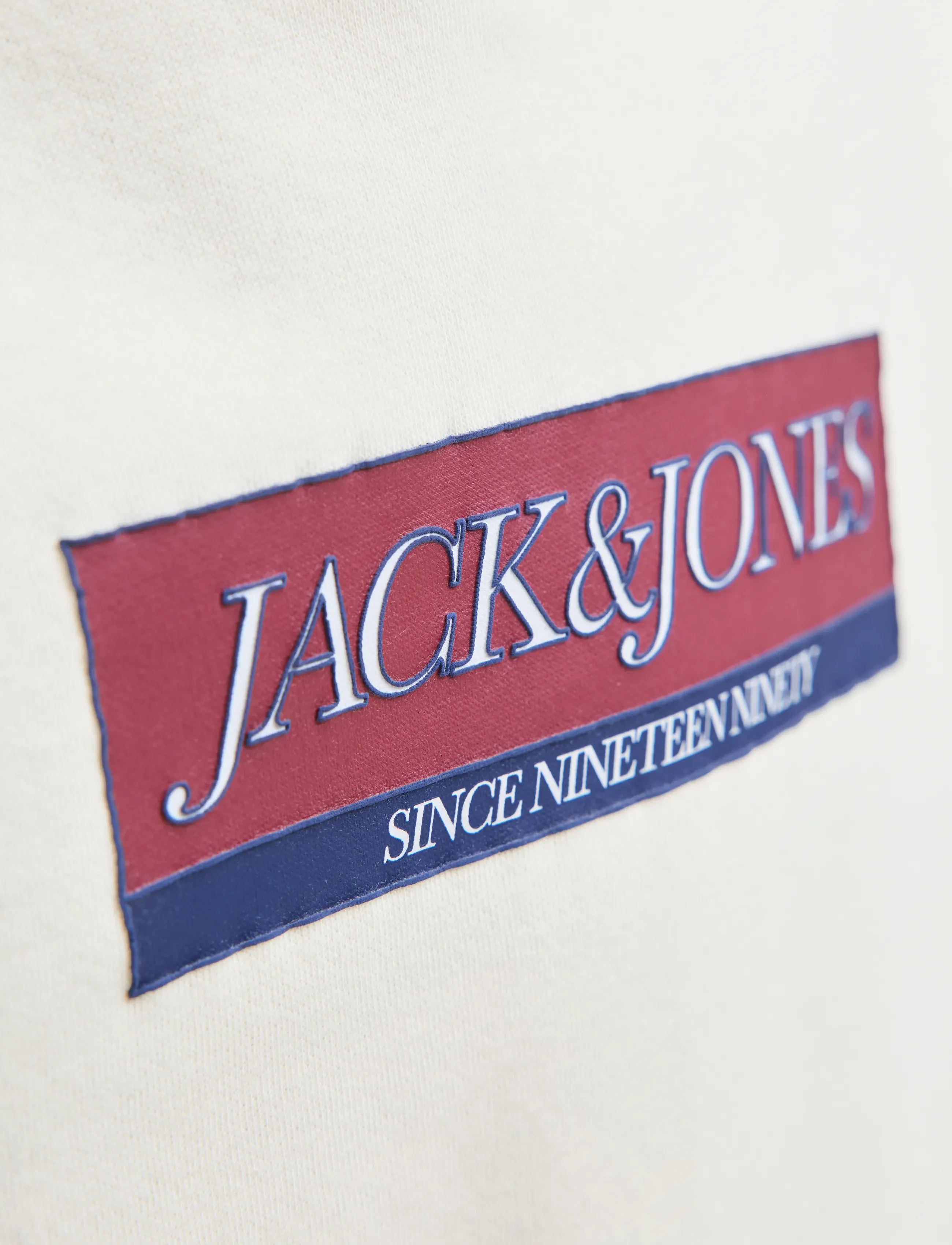 Jack & Jones - JORINWOOD BLOCK BRANDING SWEAT NOOS JNR - sweatshirts - antique white - 5