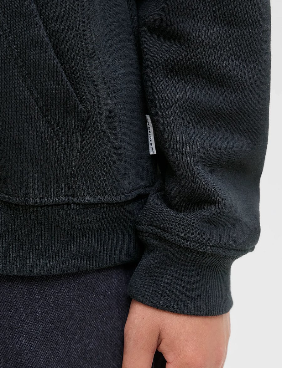 Jack & Jones - JORINWOOD BLOCK BRANDING SWEAT NOOS JNR - sweatshirts - black - 5