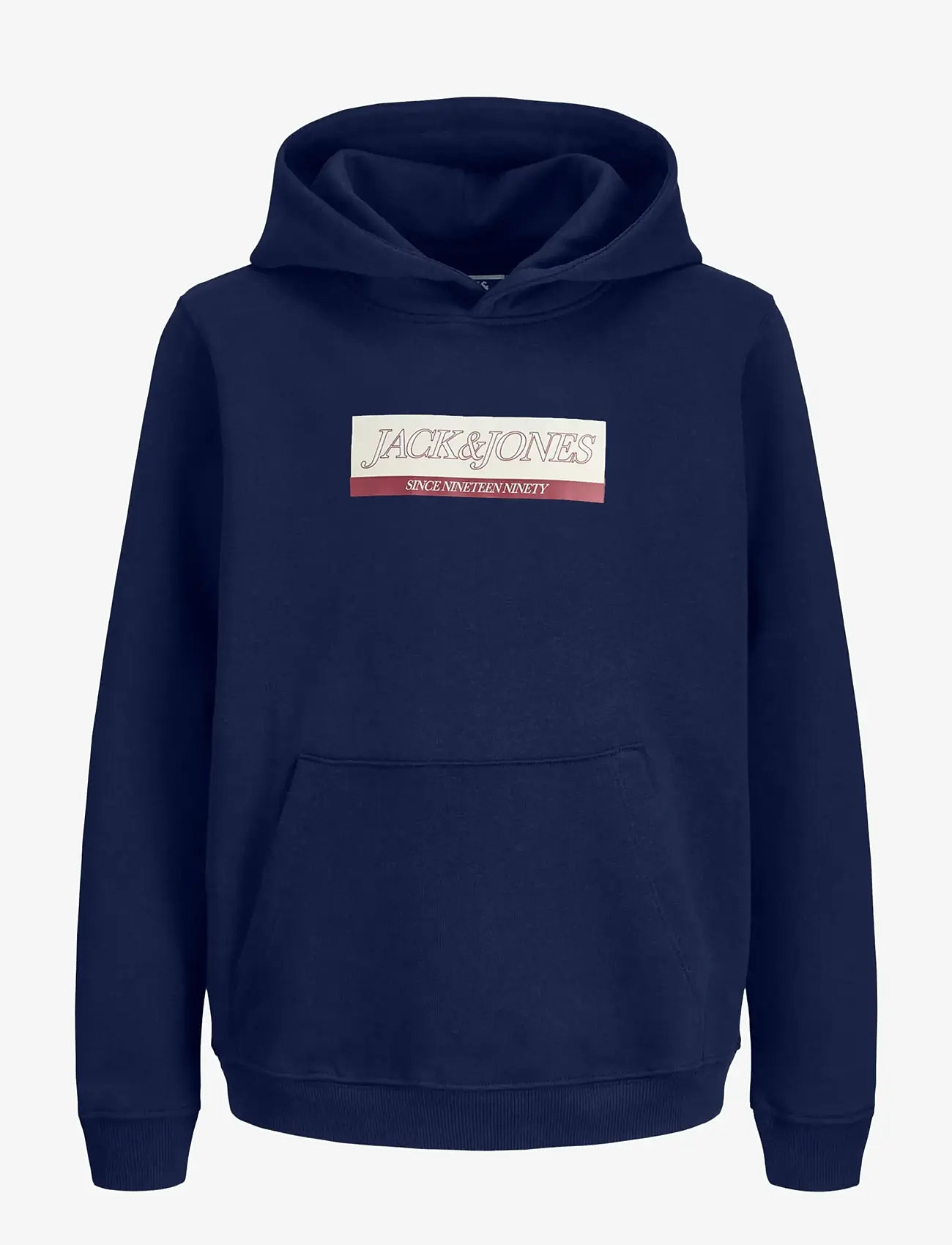 Jack & Jones JORINWOOD BLOCK BRANDING SWEAT NOOS JNR - Odzież - OCEAN CAVERN / blue