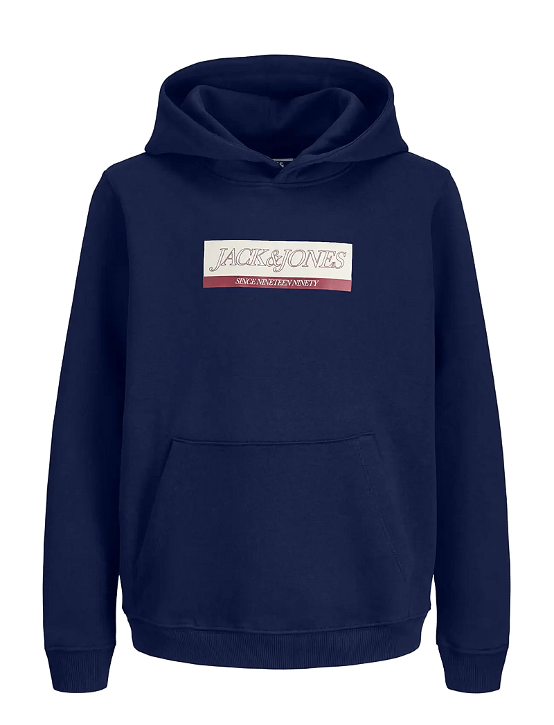 Jack & Jones - JORINWOOD BLOCK BRANDING SWEAT NOOS JNR - sweatshirts - ocean cavern - 1
