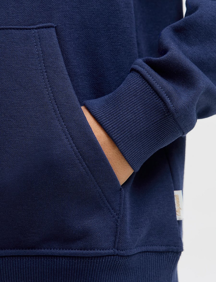 Jack & Jones - JORINWOOD BLOCK BRANDING SWEAT NOOS JNR - sweatshirts - ocean cavern - 4