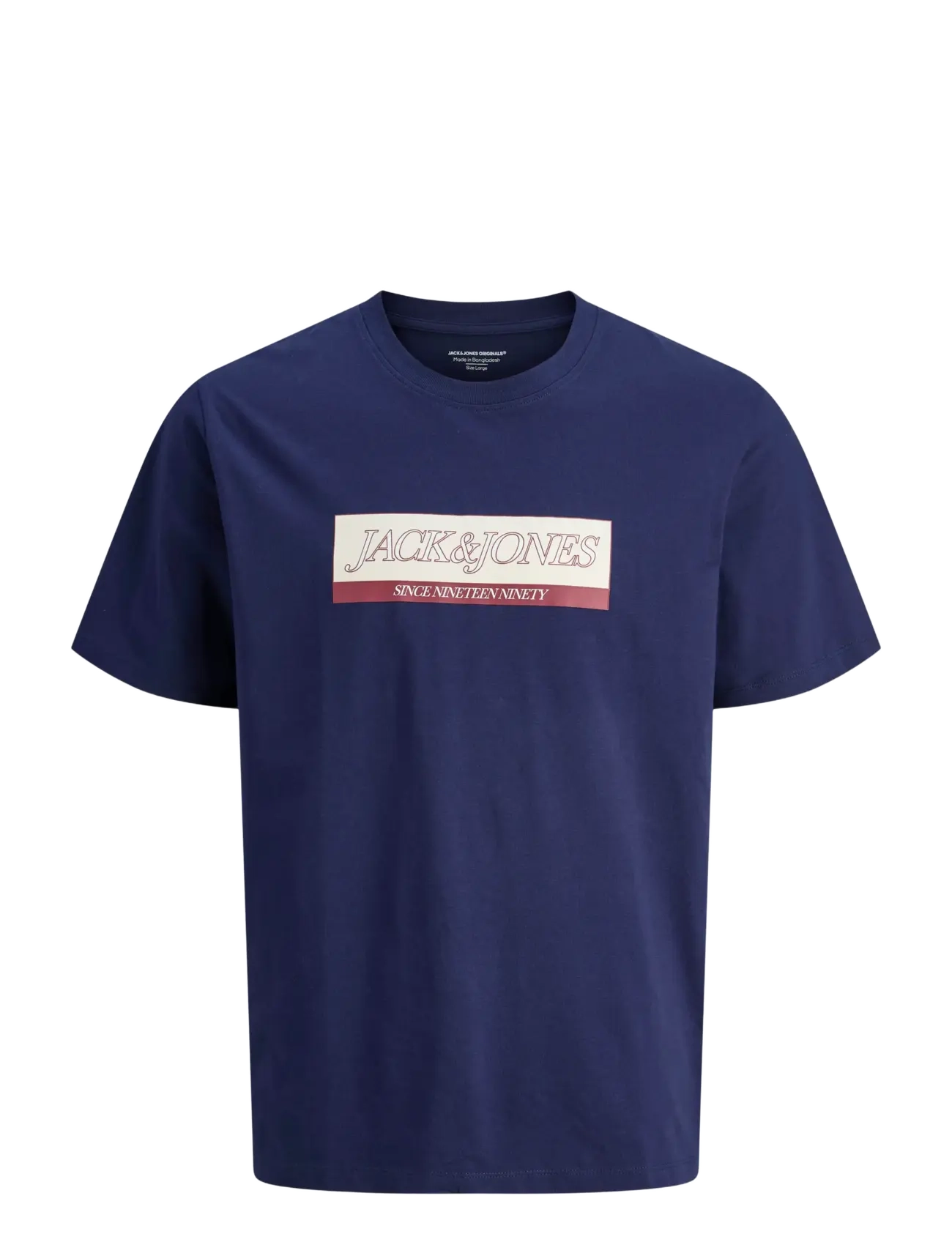 Jack & Jones JORINWOOD BLOCK BRAND TEE SS CN NOOS JNR - Riided - OCEAN CAVERN / blue