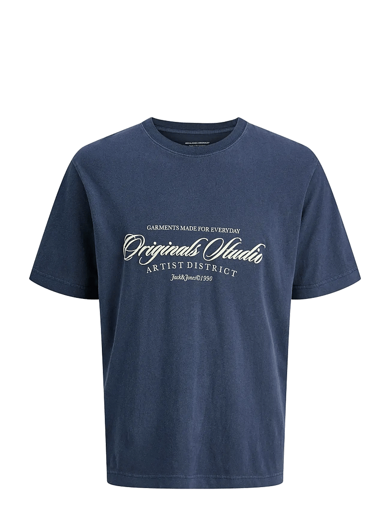 Jack & Jones - JORINWOOD WASH TEE SS CREW NECK JNR - kurzärmelige - ocean cavern - 1