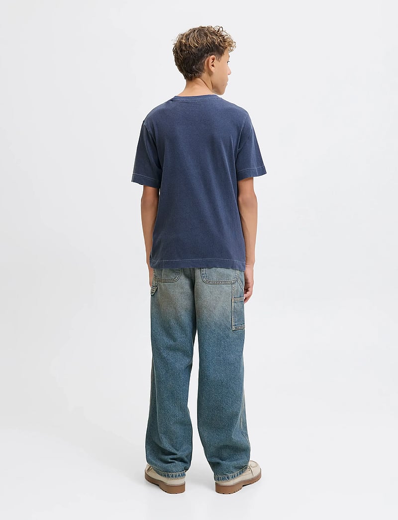 Jack & Jones - JORINWOOD WASH TEE SS CREW NECK JNR - kurzärmelige - ocean cavern - 2
