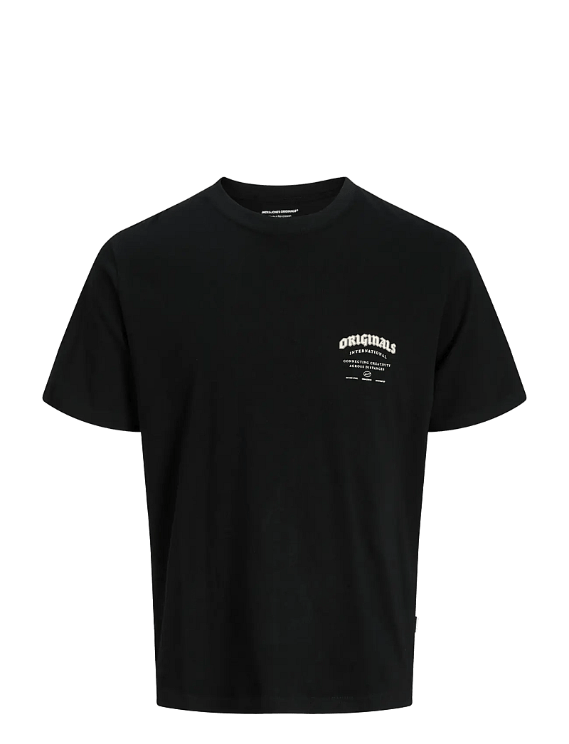 Jack & Jones - JORMEADOWS TYPO TEE SS CREW NECK JNR - kurzärmelige - black - 1