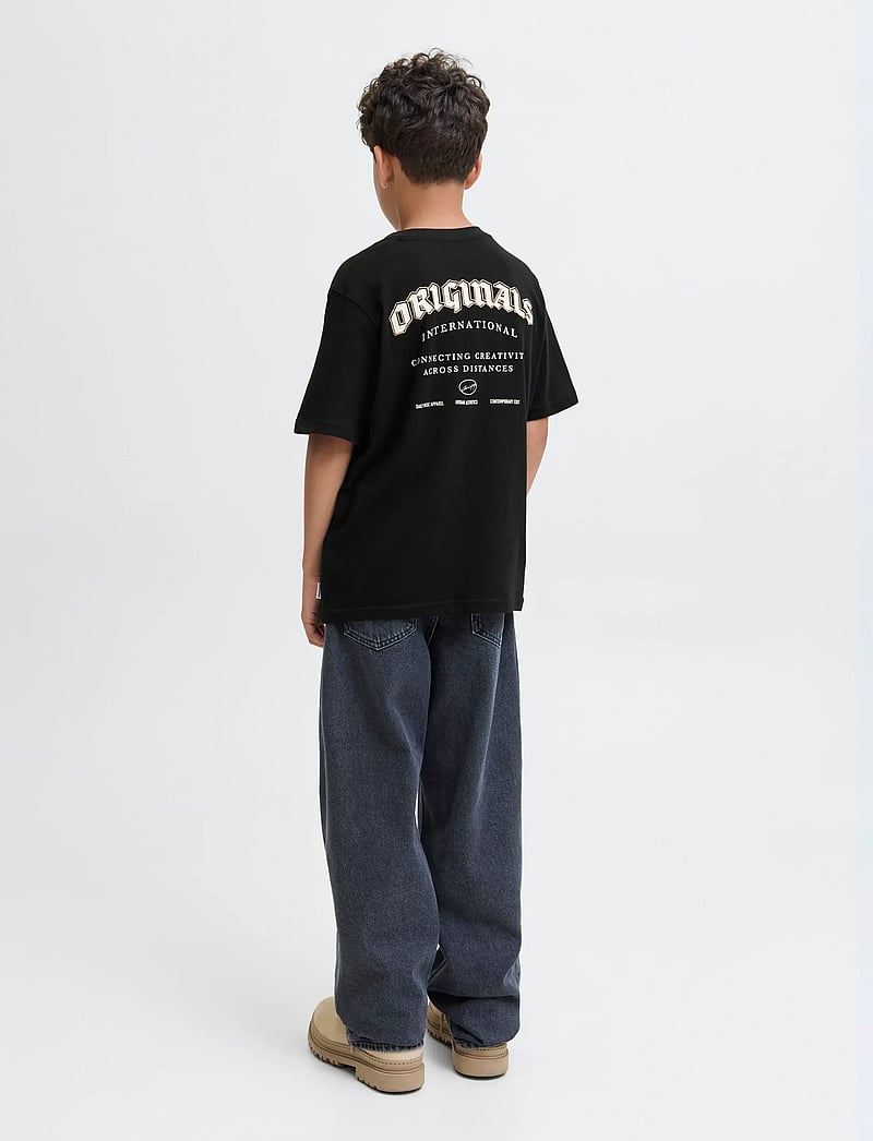 Jack & Jones - JORMEADOWS TYPO TEE SS CREW NECK JNR - kurzärmelige - black - 3