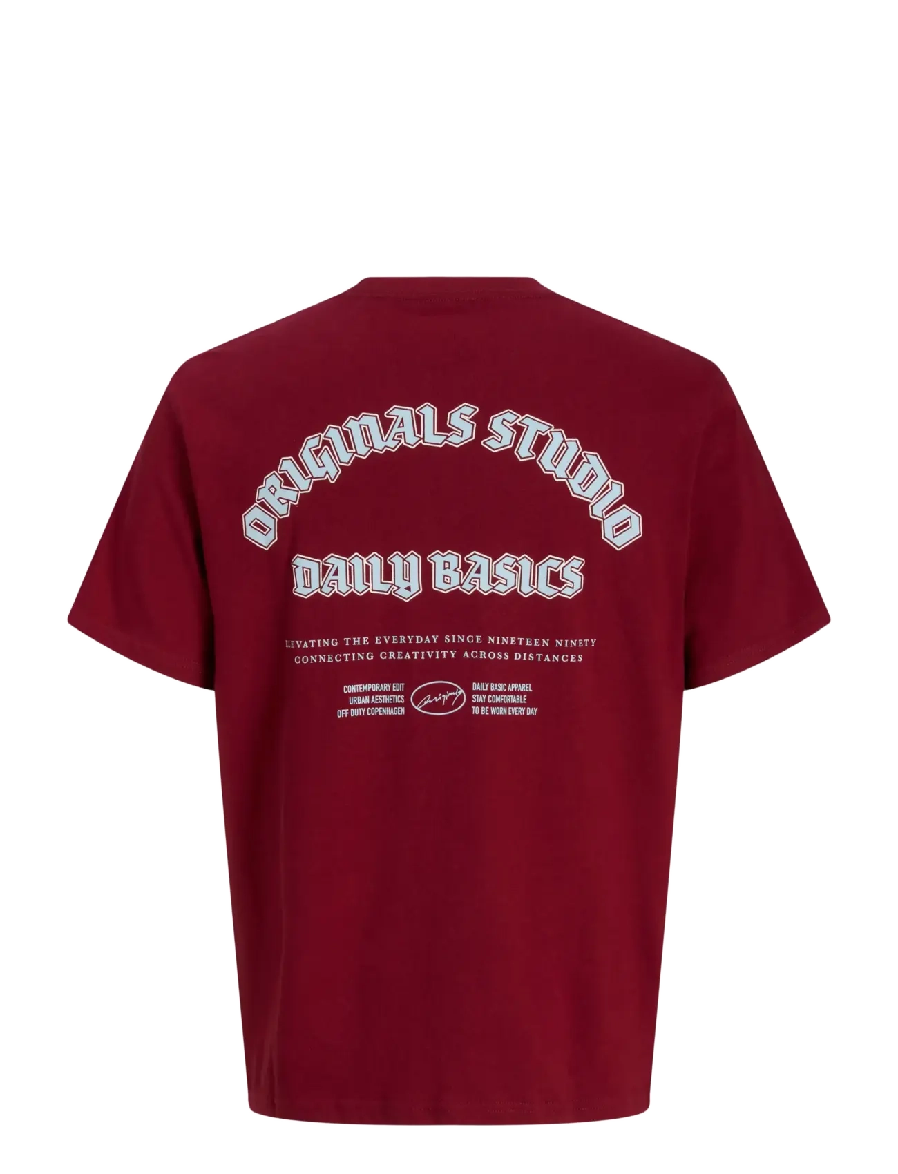 Jack & Jones - JORMEADOWS TYPO TEE SS CREW NECK JNR - kurzärmelige - tibetan red - 1