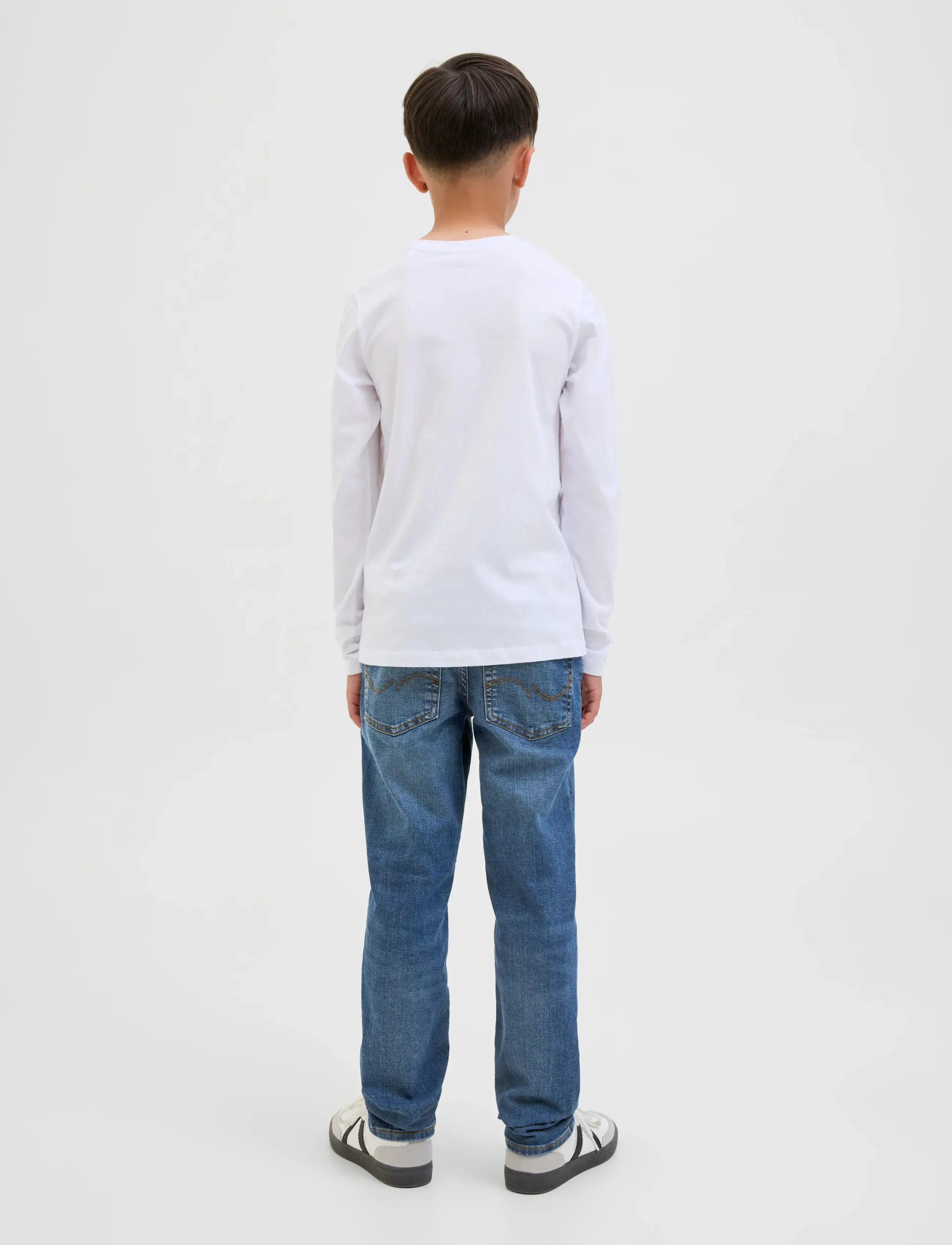 Jack & Jones - JJIGLENN JJORIGINAL SQ 902 NOOS JNR - siaurėjantys džinsai - blue denim - 3