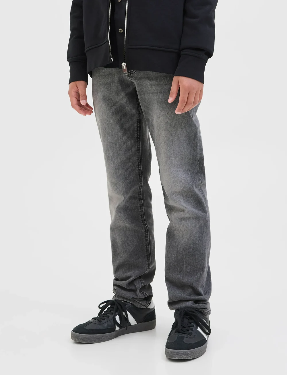 Jack & Jones - JJIGLENN JJORIGINAL SQ 903 NOOS JNR - skinny jeans - black denim - 0