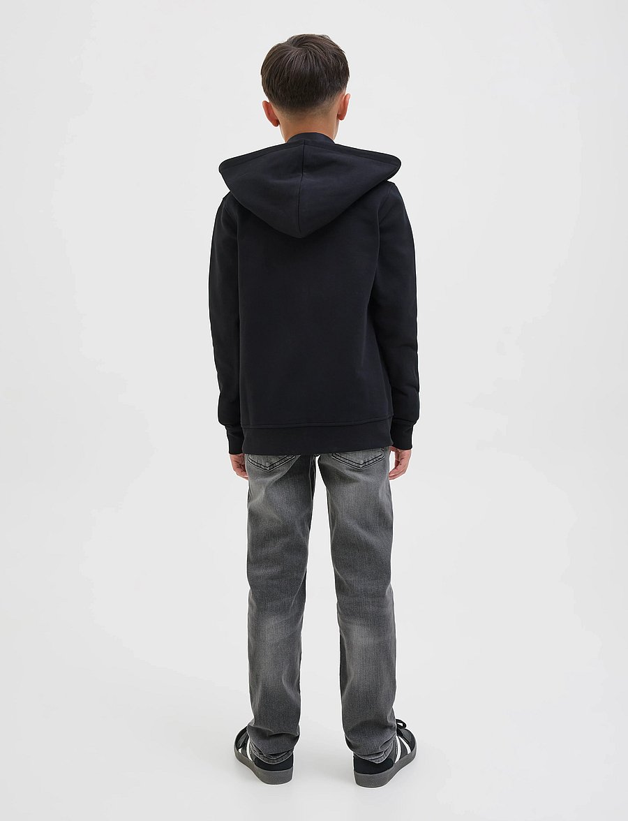 Jack & Jones - JJIGLENN JJORIGINAL SQ 903 NOOS JNR - siaurėjantys džinsai - black denim - 3
