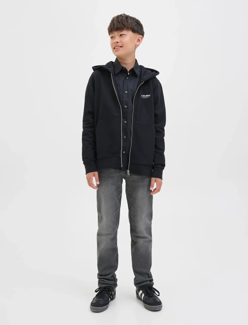 Jack & Jones - JJIGLENN JJORIGINAL SQ 903 NOOS JNR - skinny jeans - black denim - 5