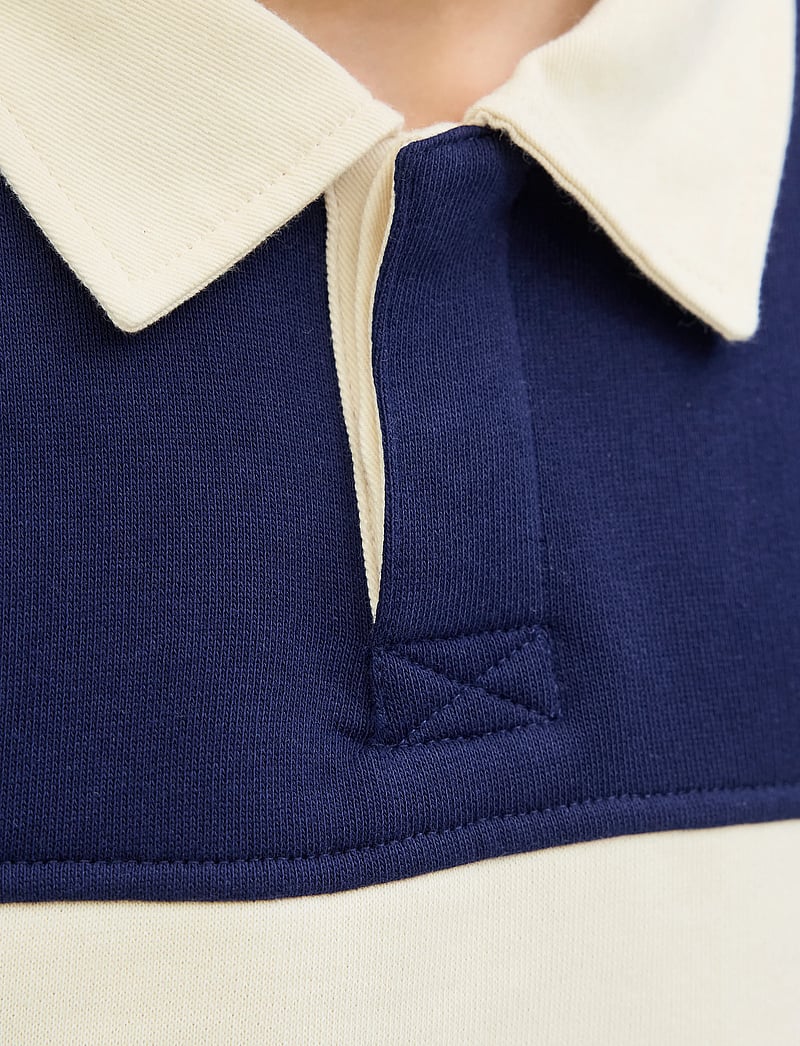 Jack & Jones - JORNORREBRO BLOCKING SWEAT POLO JNR - langärmelig poloshirt - ocean cavern - 5