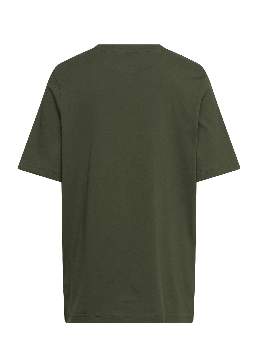 Jack & Jones - JJCHRISTMAS TEE SS CREW NECK JNR - kombu green - 1