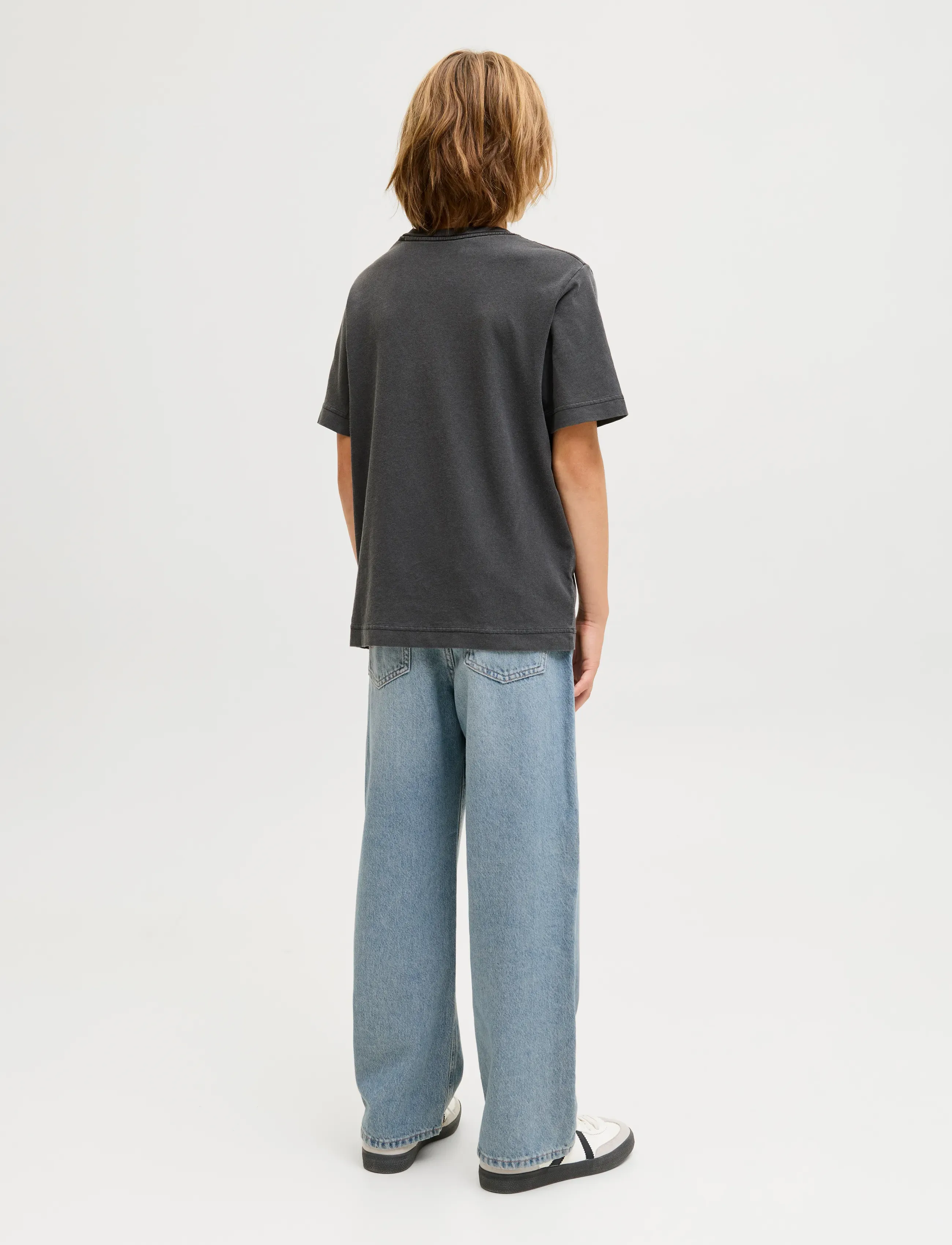 Jack & Jones - JJIALEX JJORIGINAL SBD 119 LN JNR - rúmar gallabuxur - blue denim - 3