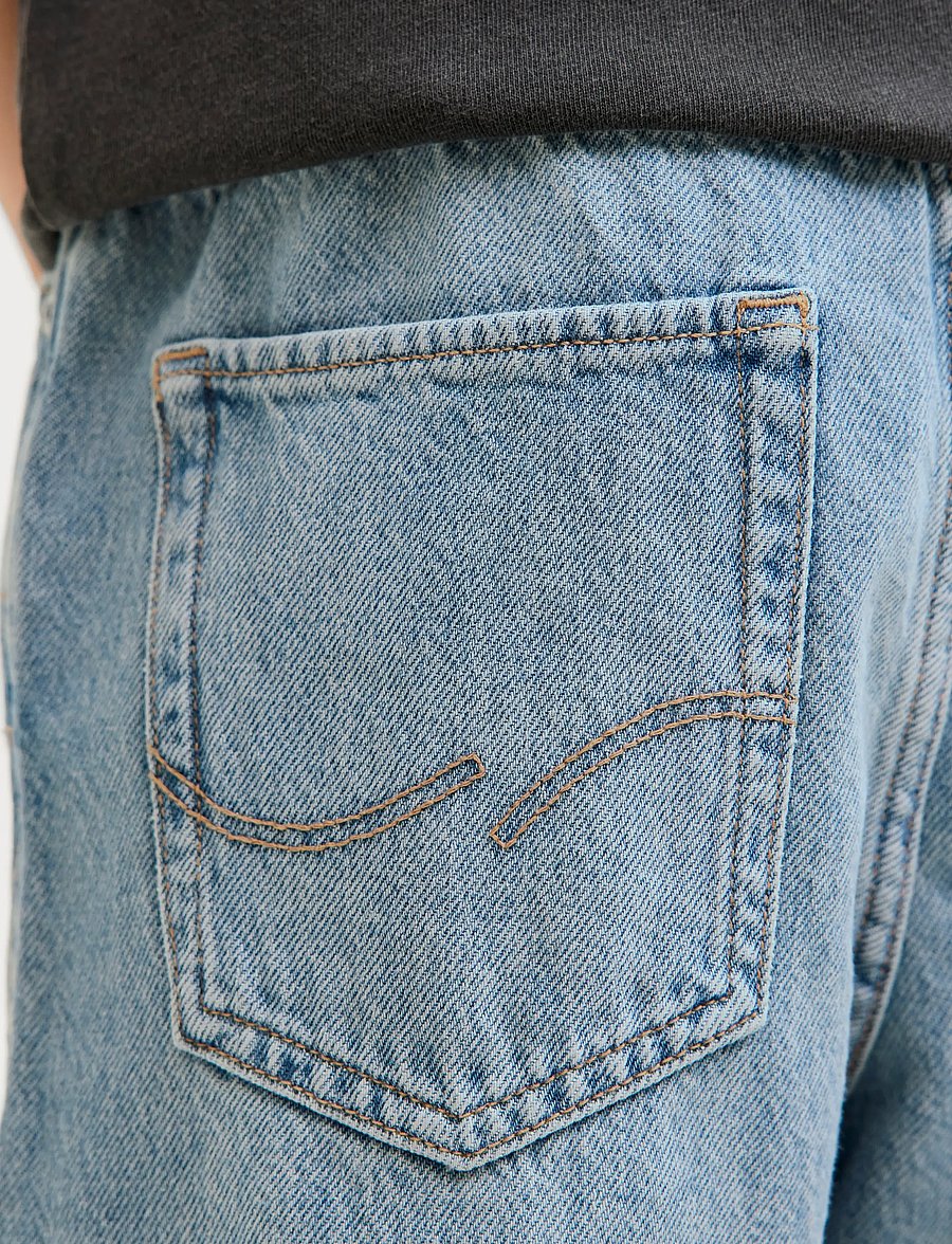 Jack & Jones - JJIALEX JJORIGINAL SBD 119 LN JNR - loose jeans - blue denim - 4