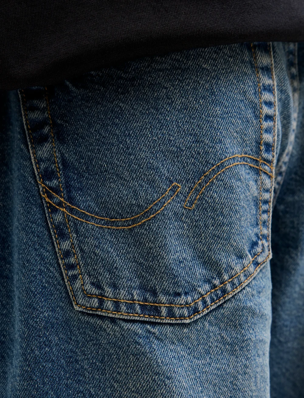 Jack & Jones - JJICHRIS JJORIGINAL SQ 080 LN JNR - loose jeans - blue denim - 4