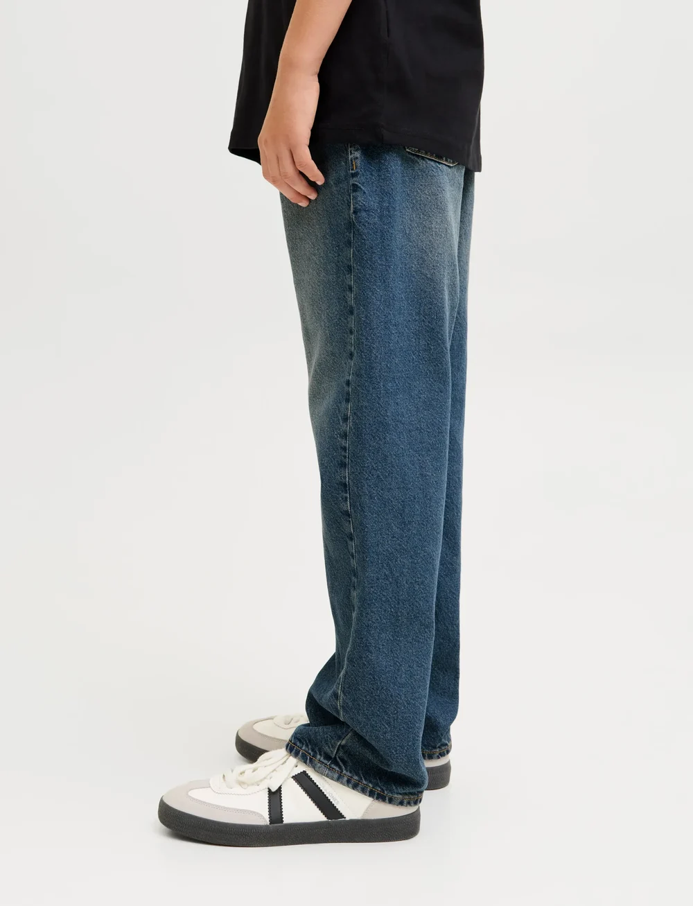 Jack & Jones - JJICHRIS JJORIGINAL SQ 080 LN JNR - loose jeans - blue denim - 5