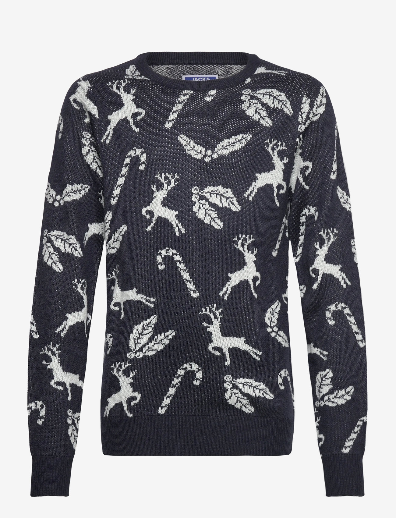 Jack & Jones - JJXMAS ANDREW KNIT CREW NECK JNR - stickade tröjor - sky captain - 0
