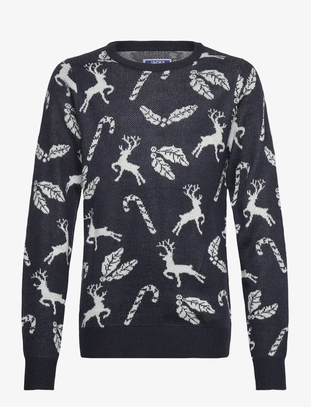 Jack & Jones - JJXMAS ANDREW KNIT CREW NECK JNR - stickade tröjor - sky captain - 0