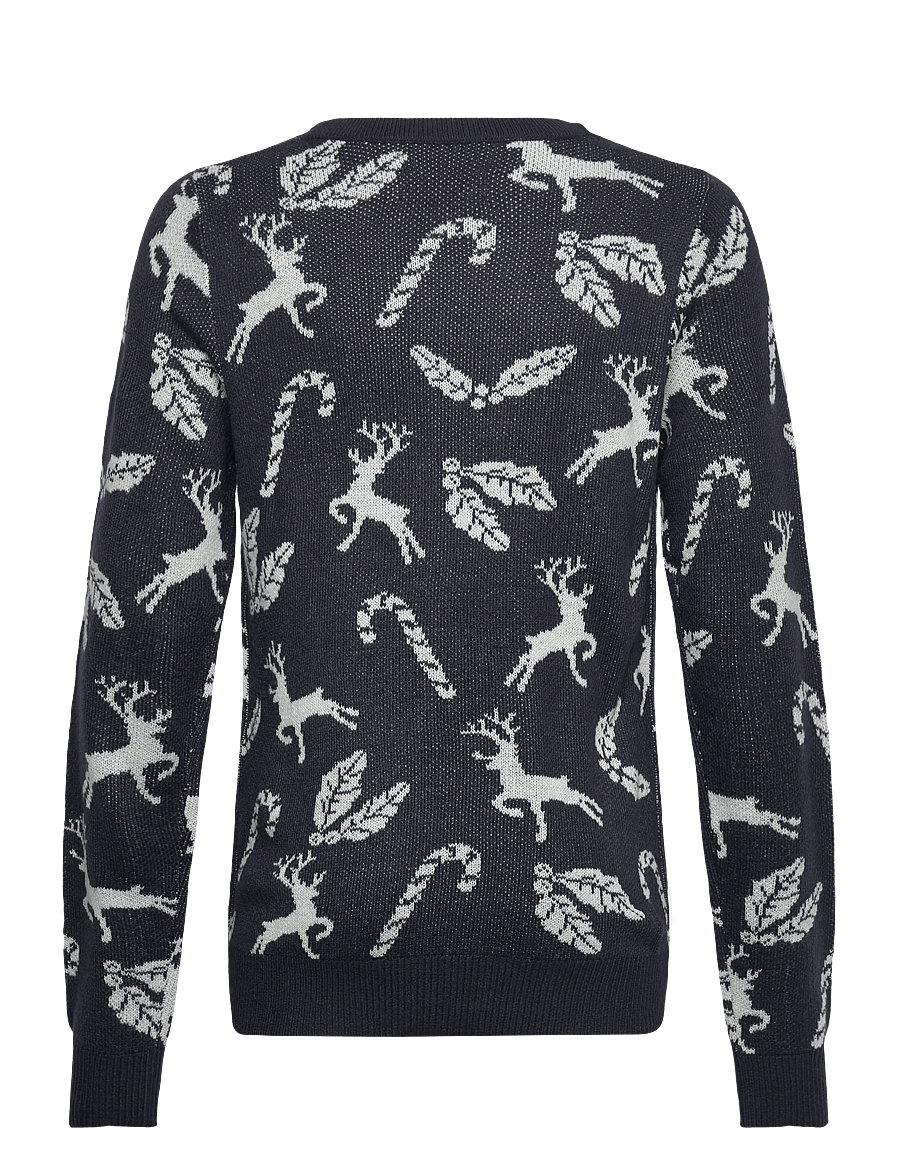 Jack & Jones - JJXMAS ANDREW KNIT CREW NECK JNR - pullover - sky captain - 1