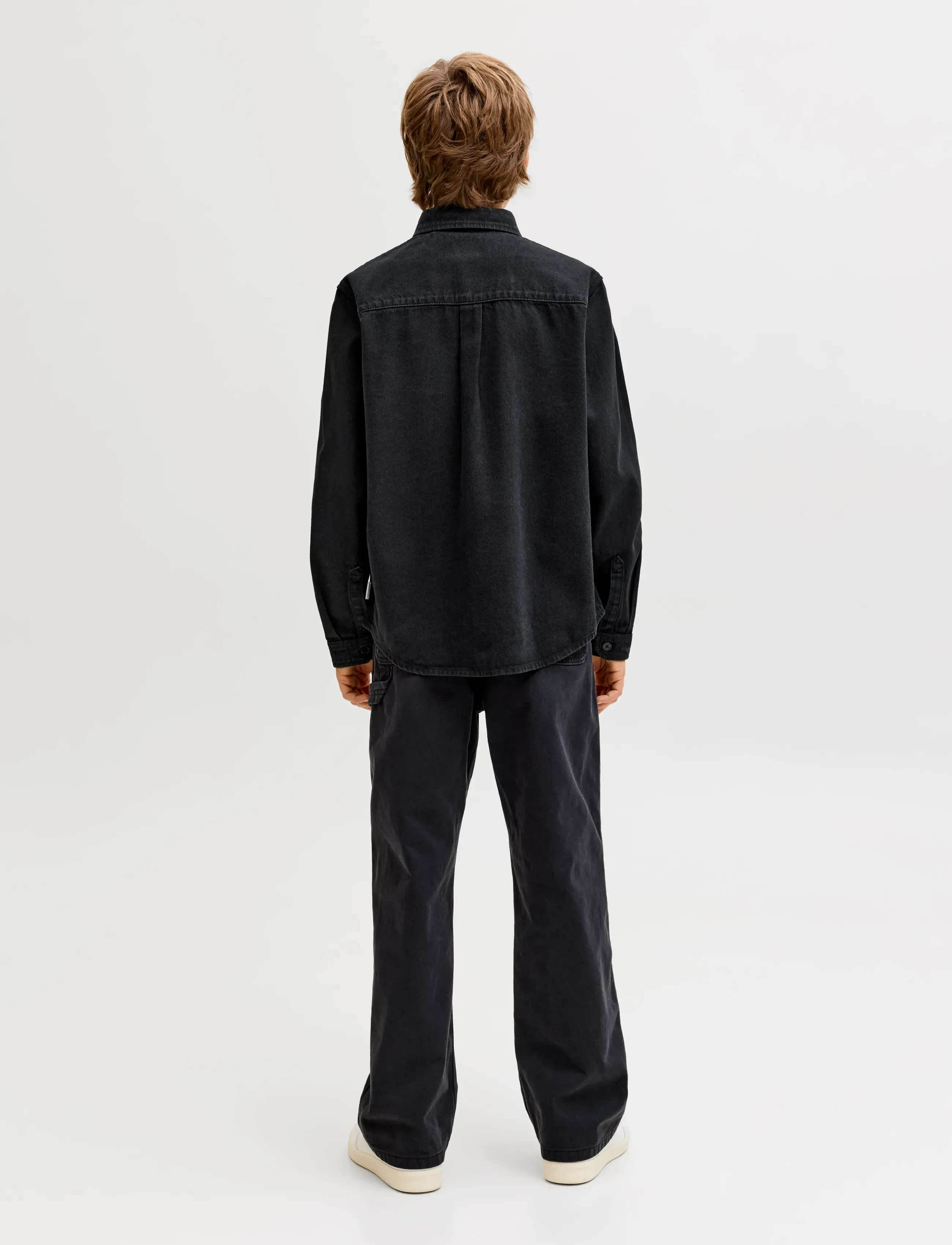 Jack & Jones - JORNORREBRO DENIM SHIRT LS JNR - langærmede skjorter - black denim - 2