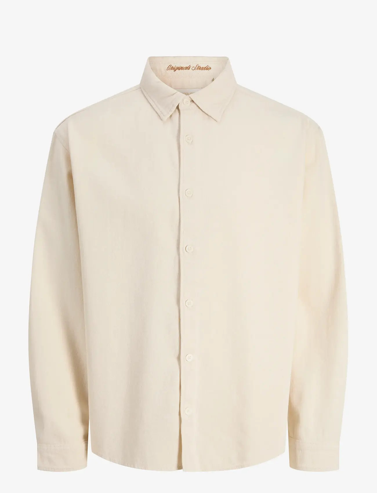 Jack & Jones - JORNORREBRO DENIM SHIRT LS JNR - långärmade skjortor - ecru - 0